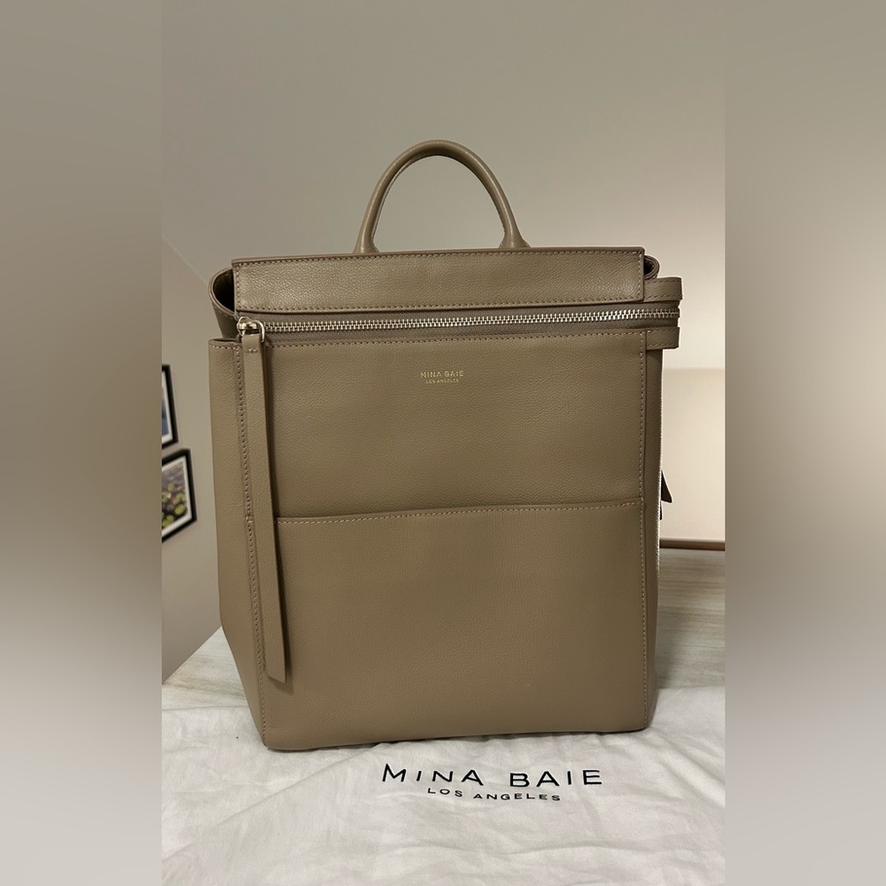 Mina Baie Leather Mini Harper in Desert